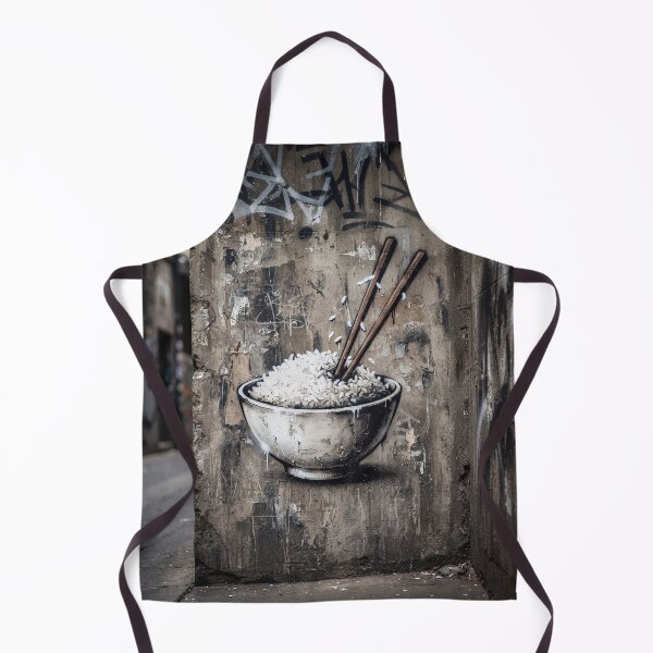 Item preview, Bowl Of Rice Graffiti Art designed and sold by Home Decor Art.