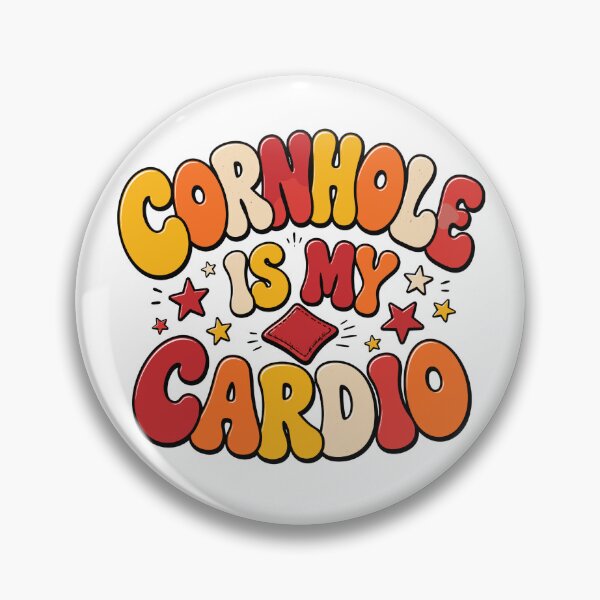 Item preview, Cornhole Is My Cardio Funny Tailgate Bubble Letter Colorful Game Day designed and sold by ZIGLWORKS.