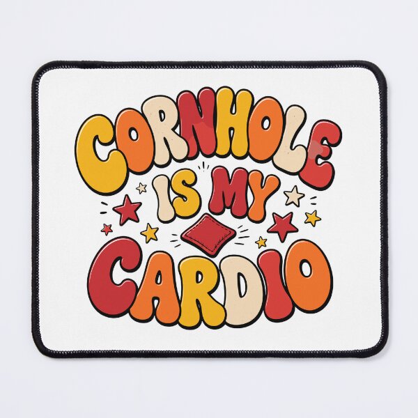 Item preview, Cornhole Is My Cardio Funny Tailgate Bubble Letter Colorful Game Day designed and sold by ZIGLWORKS.