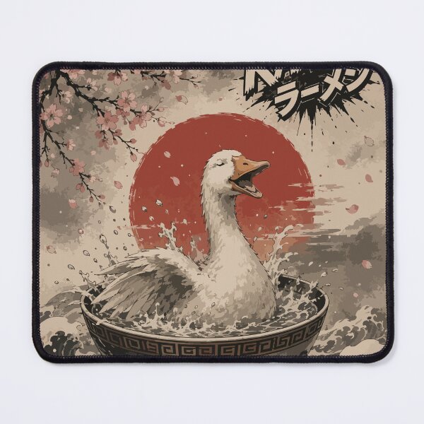 Item preview, Goose Bath Ramen Sumie Japanese Vintage designed and sold by TomFrontierArt.