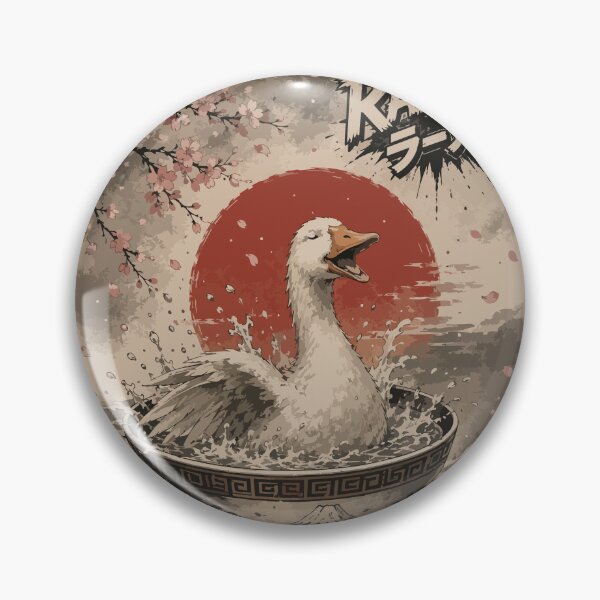 Item preview, Goose Bath Ramen Sumie Japanese Vintage designed and sold by TomFrontierArt.