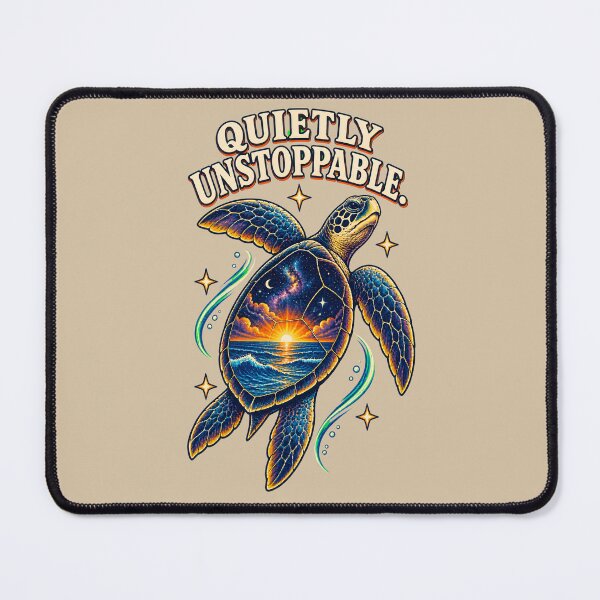 Item preview, Quietly Unstoppable – Cosmic Sea Turtle designed and sold by VioVibe.