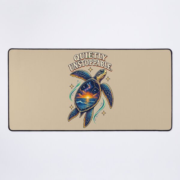 Item preview, Quietly Unstoppable – Cosmic Sea Turtle designed and sold by VioVibe.
