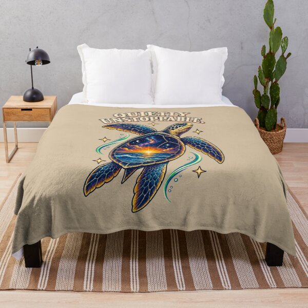 Item preview, Quietly Unstoppable – Cosmic Sea Turtle designed and sold by VioVibe.