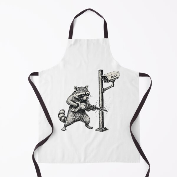 Item preview, Anti-Flock Raccoon Anti Surveillance Camera Rebel Meme designed and sold by RevArtist.
