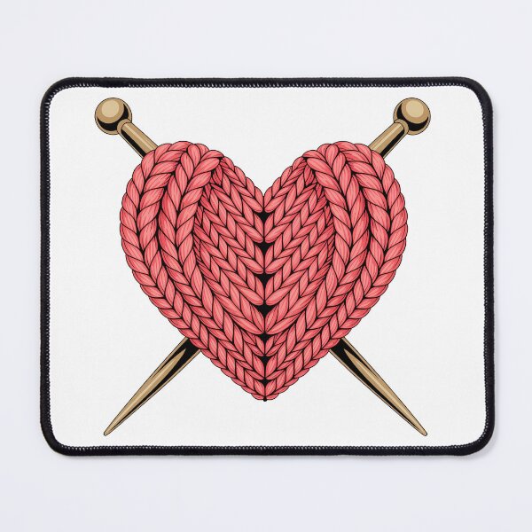 Item preview, Heart Shaped Knitting Design designed and sold by jkrphoto.