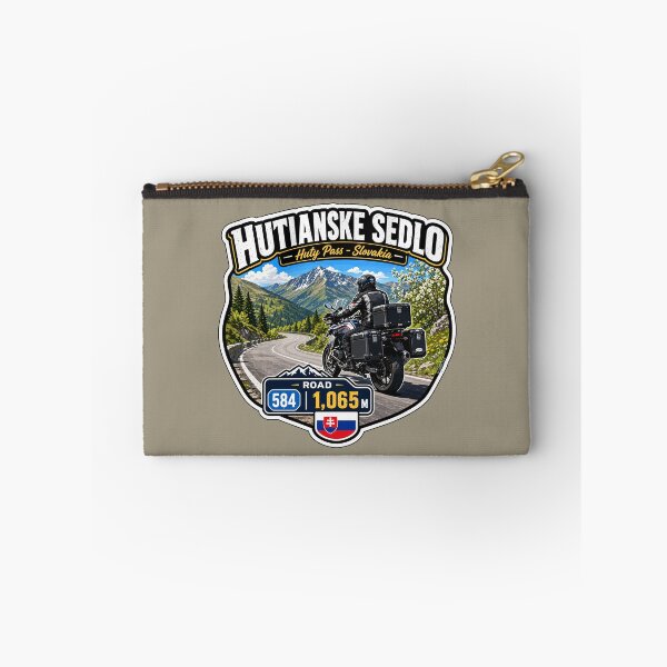 Item preview, Hutianske sedlo Huty Mountain Pass Slovakia Motorcycle Sticker TShirt 01 designed and sold by OuterShellUK.