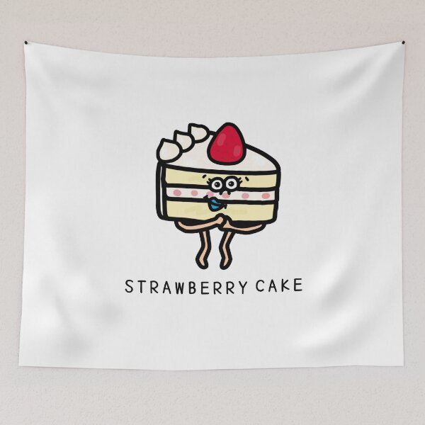 Item preview, Cute STRAWBERRY CAKE designed and sold by kanaehonkawa.