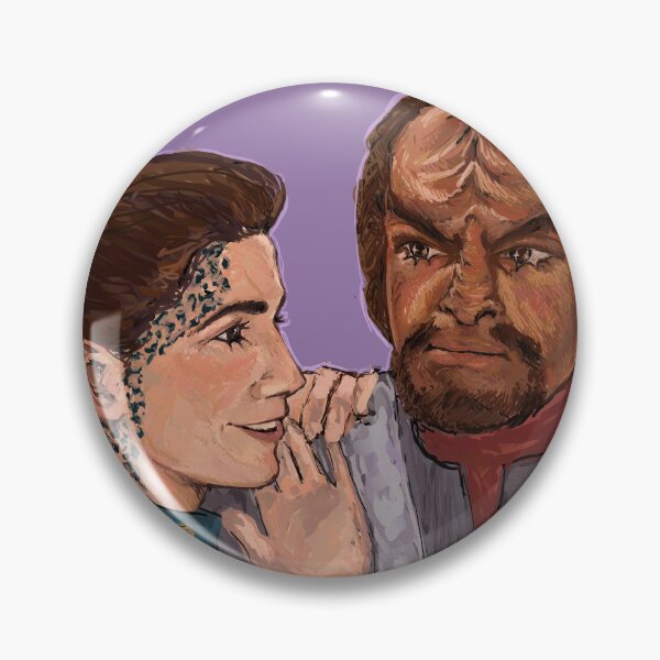 Item preview, cute worf and jadzia designed and sold by cole-doodles.