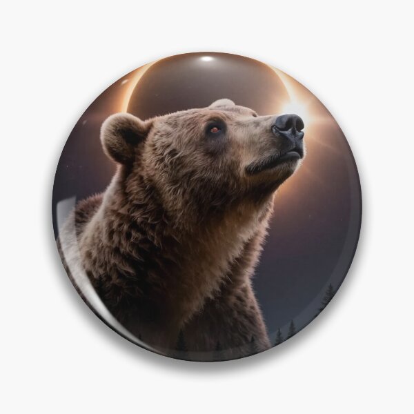 Item preview, Solar Eclipse Bear Portrait designed and sold by Simplybe1.