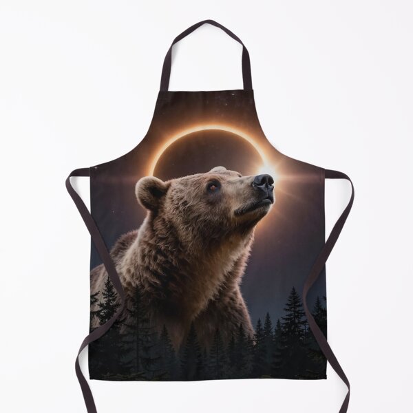 Item preview, Solar Eclipse Bear Portrait designed and sold by Simplybe1.