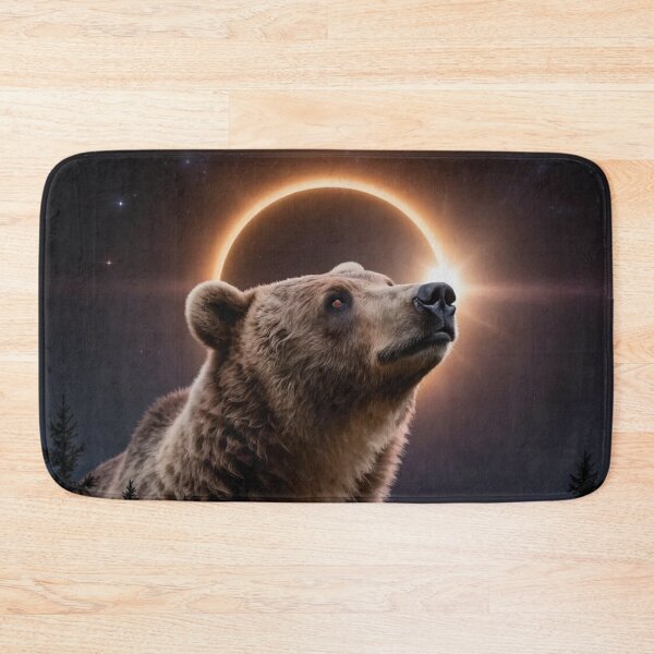 Item preview, Solar Eclipse Bear Portrait designed and sold by Simplybe1.