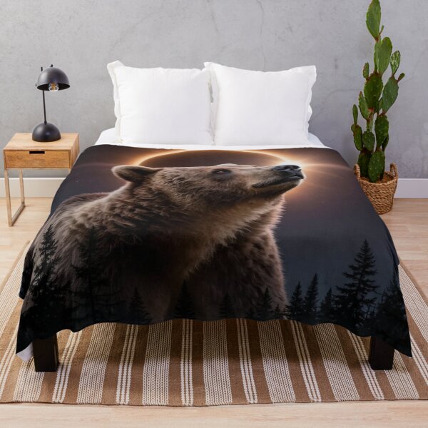 Item preview, Solar Eclipse Bear Portrait designed and sold by Simplybe1.