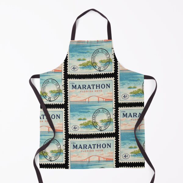 Item preview, Marathon Florida Seven Mile Bridge Keys Stamp Sticker designed and sold by stickercuffs.