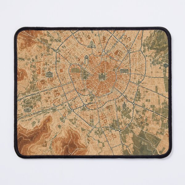 Item preview, Milan Minimalist City Map Print designed and sold by Furflix.