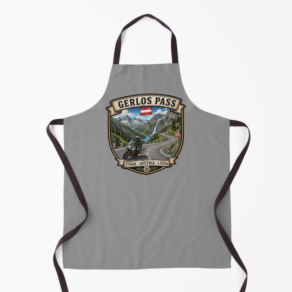 Item preview, Gerlos Alpine Road, Gerlos Alpenstraße Austria Motorcycle Sticker TShirt 05 designed and sold by OuterShellUK.