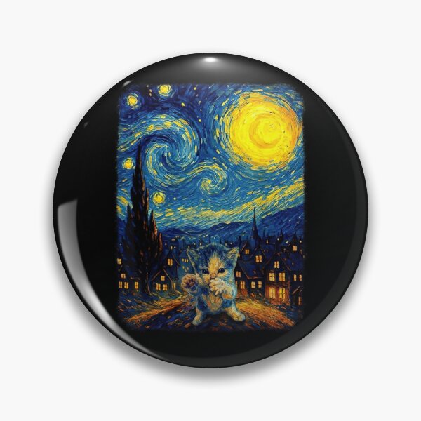 Item preview, Scuba Dancing Cat Funny Starry Night Cat designed and sold by nosu-art-pod.