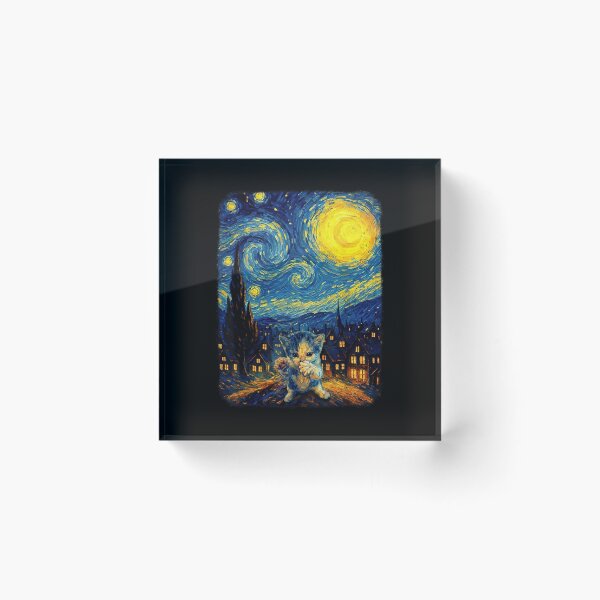 Item preview, Scuba Dancing Cat Funny Starry Night Cat designed and sold by nosu-art-pod.