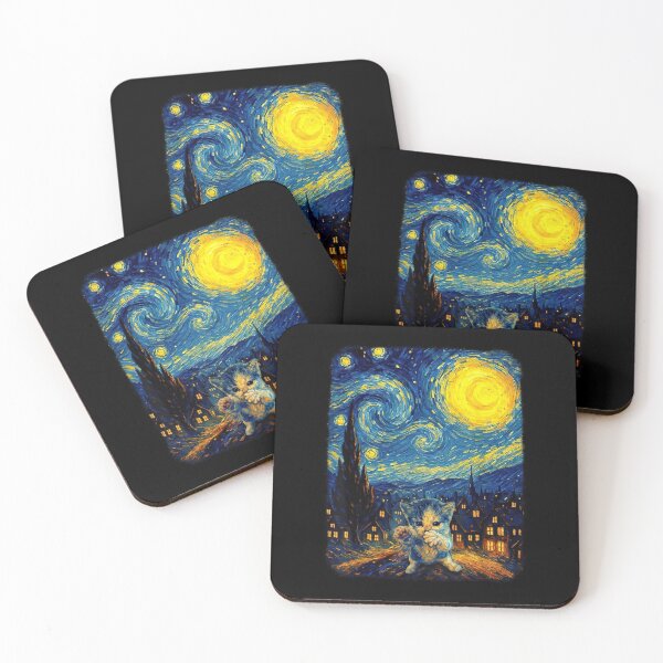Item preview, Scuba Dancing Cat Funny Starry Night Cat designed and sold by nosu-art-pod.