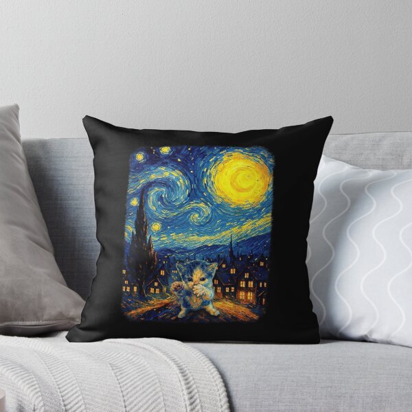 Item preview, Scuba Dancing Cat Funny Starry Night Cat designed and sold by nosu-art-pod.