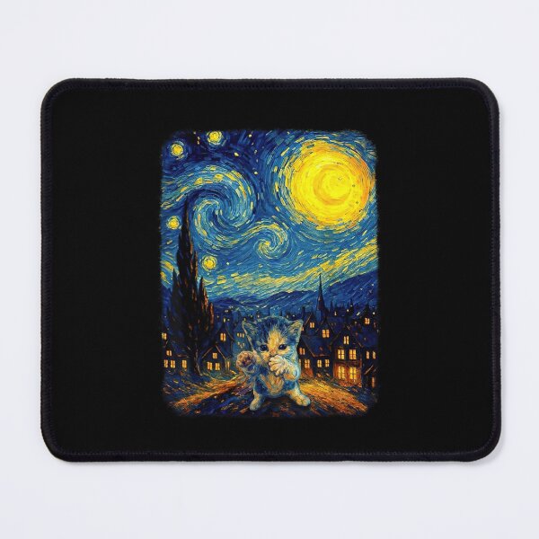 Item preview, Scuba Dancing Cat Funny Starry Night Cat designed and sold by nosu-art-pod.
