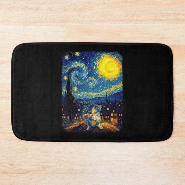 Item preview, Scuba Dancing Cat Funny Starry Night Cat designed and sold by nosu-art-pod.