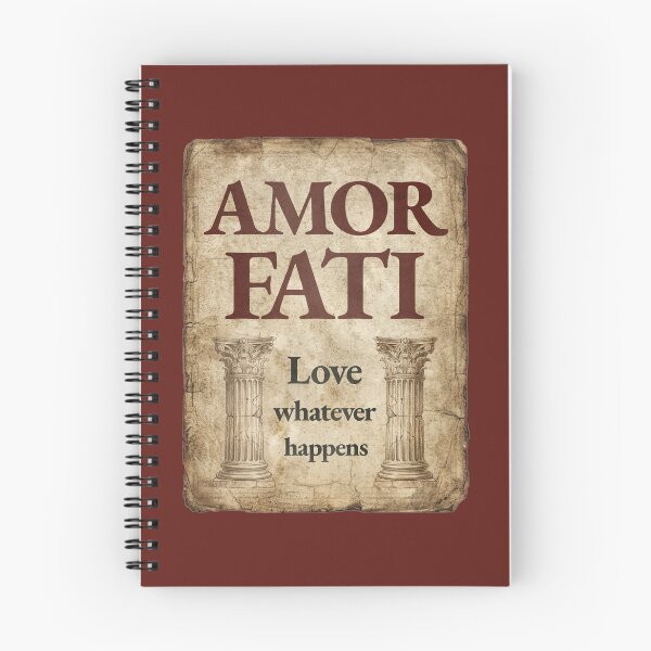 Item preview, Amor Fati - Vintage Distressed Stoic Quote - Roman Red Version designed and sold by Stoic Core.