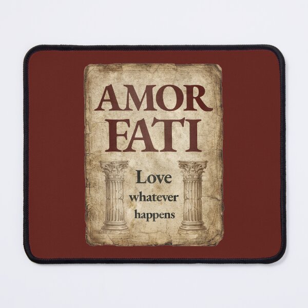Item preview, Amor Fati - Vintage Distressed Stoic Quote - Roman Red Version designed and sold by Stoic Core.