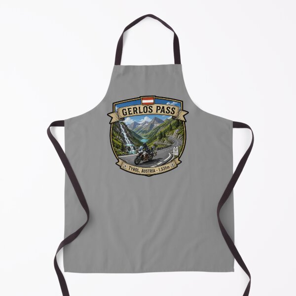 Item preview, Gerlos Alpine Road, Gerlos Alpenstraße Austria Motorcycle Sticker TShirt 06 designed and sold by OuterShellUK.