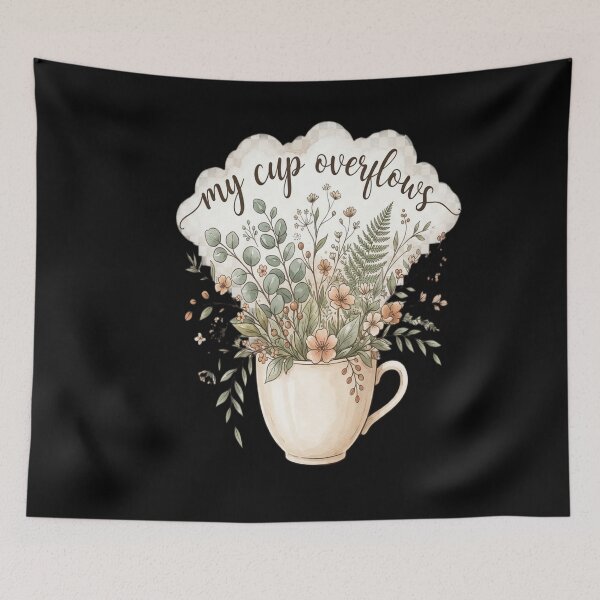Item preview, My Cup Overflows - Psalm 23:5 designed and sold by sidleytetip.