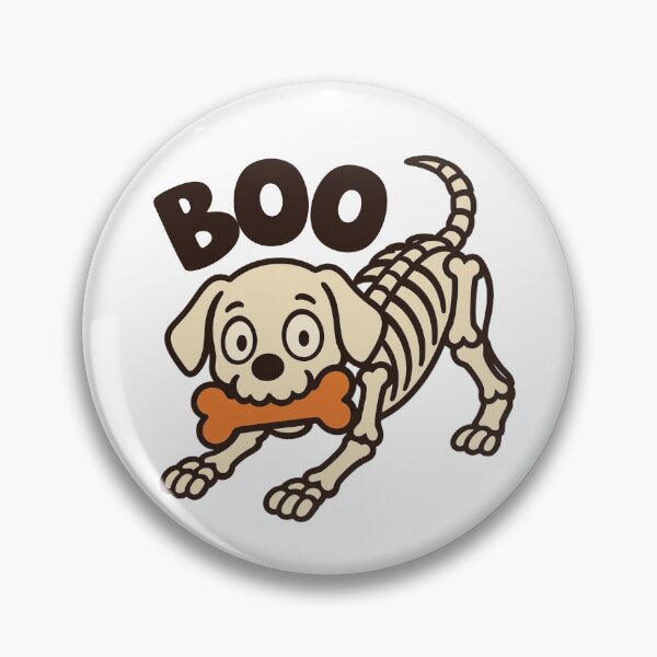 Item preview, BOO Bone Dog Skeleton Halloween Tee designed and sold by wesdesignshop.
