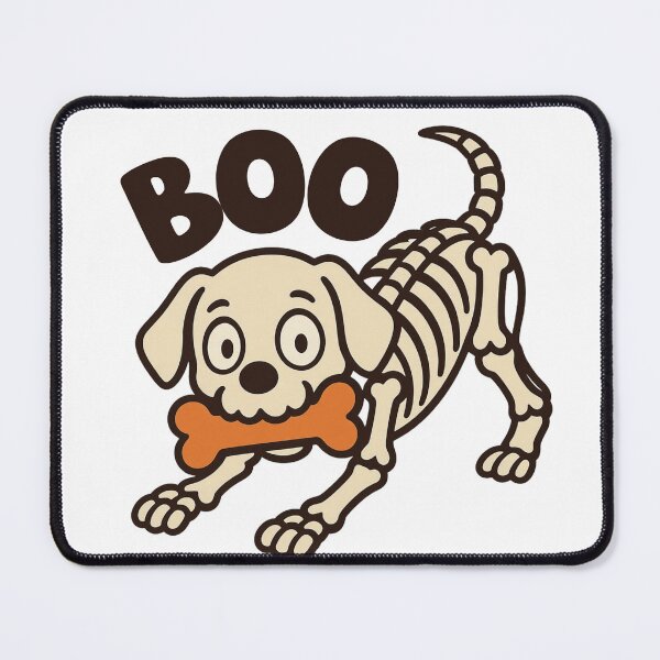 Item preview, BOO Bone Dog Skeleton Halloween Tee designed and sold by wesdesignshop.