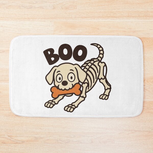 Item preview, BOO Bone Dog Skeleton Halloween Tee designed and sold by wesdesignshop.