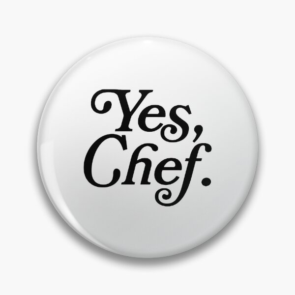 Item preview, Yes Chef designed and sold by BurnTheBeansg.