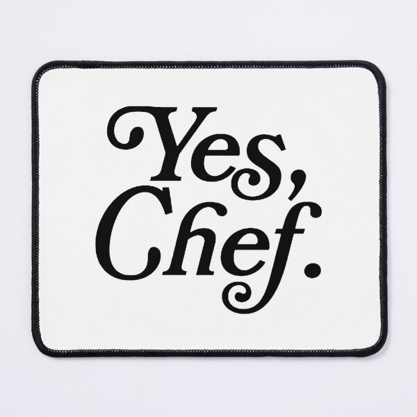 Item preview, Yes Chef designed and sold by BurnTheBeansg.
