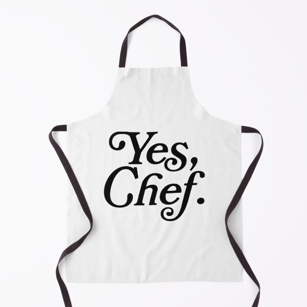 Item preview, Yes Chef designed and sold by BurnTheBeansg.