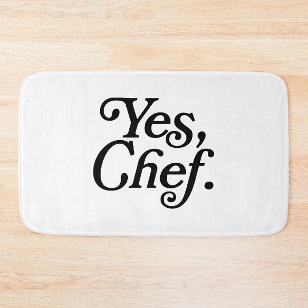 Item preview, Yes Chef designed and sold by BurnTheBeansg.