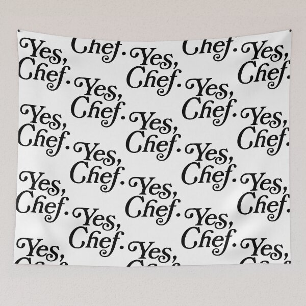 Item preview, Yes Chef designed and sold by BurnTheBeansg.
