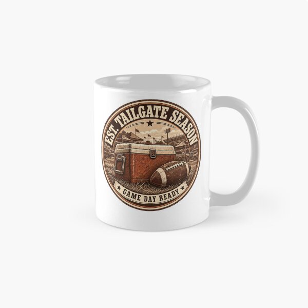 Item preview, Est Tailgate Season Vintage Cooler Badge Retro Game Day Ready Tailgating designed and sold by ZIGLWORKS.