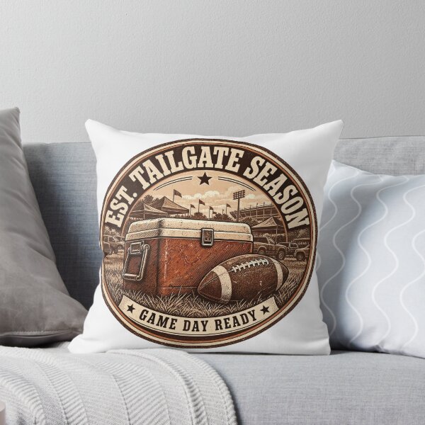 Item preview, Est Tailgate Season Vintage Cooler Badge Retro Game Day Ready Tailgating designed and sold by ZIGLWORKS.