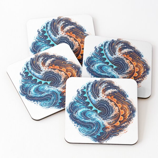 Item preview, Collision of Fronts – Meteorological Weather System Art designed and sold by yagniikd-.