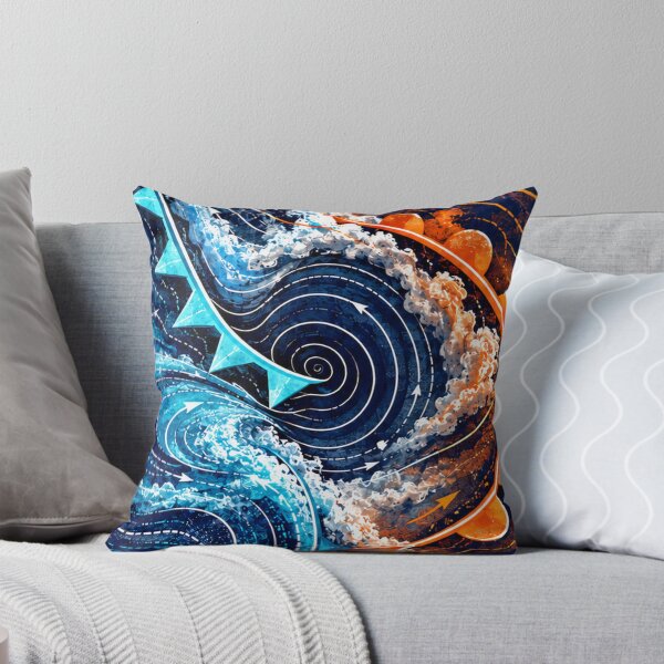 Item preview, Collision of Fronts – Meteorological Weather System Art designed and sold by yagniikd-.