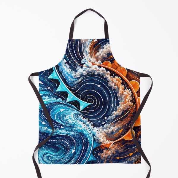 Item preview, Collision of Fronts – Meteorological Weather System Art designed and sold by yagniikd-.