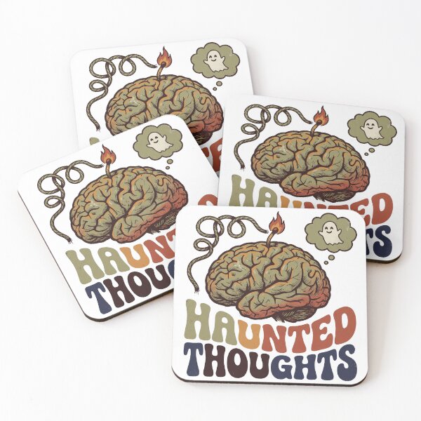 Item preview, Haunted Thoughts Vintage Brain Illustration designed and sold by mackartist.