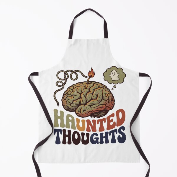 Item preview, Haunted Thoughts Vintage Brain Illustration designed and sold by mackartist.