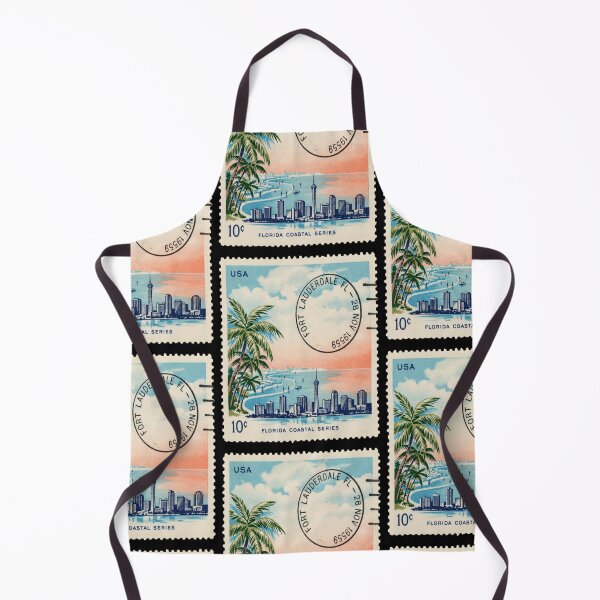 Item preview, Fort Lauderdale Florida Intracoastal Beach Skyline Stamp Sticker designed and sold by stickercuffs.