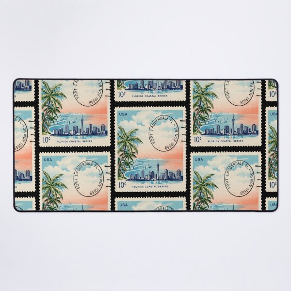 Item preview, Fort Lauderdale Florida Intracoastal Beach Skyline Stamp Sticker designed and sold by stickercuffs.