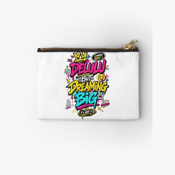 Item preview, Delulu But Dreaming Big – Gen Z Slang Typography T-Shirt Design designed and sold by LarkLeaf.