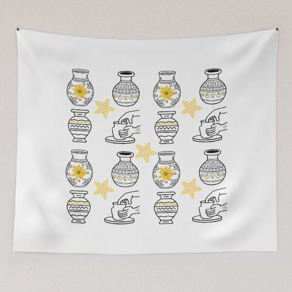 Item preview, Vasos e estrelas amarelas designed and sold by DiFraia Studio.