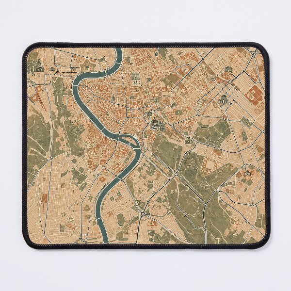 Item preview, Rome Minimalist City Map Print designed and sold by Furflix.